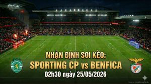 Nhận định soi kèo Sporting CP vs Benfica 02h30 ngày 25/05/2026